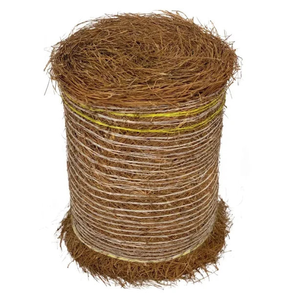 Colored Pine Straw Longleaf Pine Straw Roll for Landscaping - Non-Colored - Covers Up to 125 Square Feet