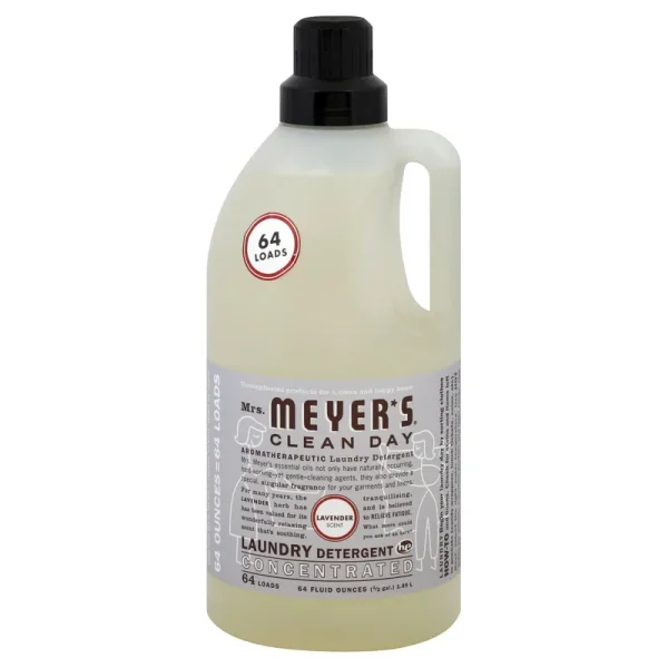 Mrs Meyers Clean Day Laundry Detergent, Lavender Scent - 64 fl oz