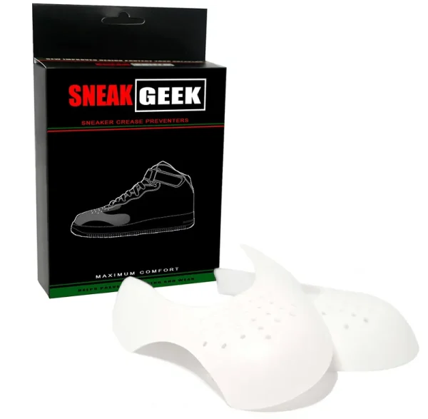 Sneak Geek Sneaker Crease Protector for Shoes Mens 8-12 White