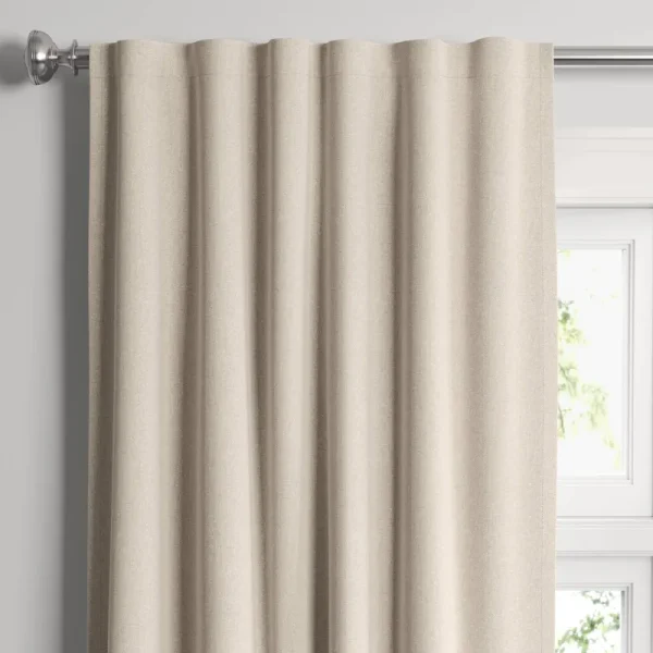 Threshold Blackout Aruba Curtain Panels, Brown
