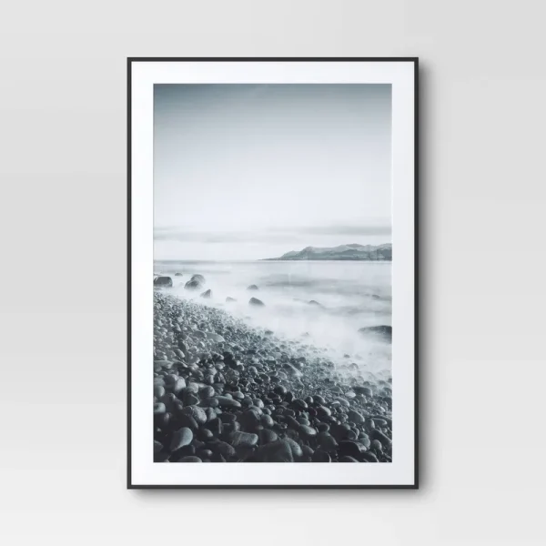 27" x 40" Matted to 24" x 36" Elevated Aluminum Poster Frame Black - Threshold