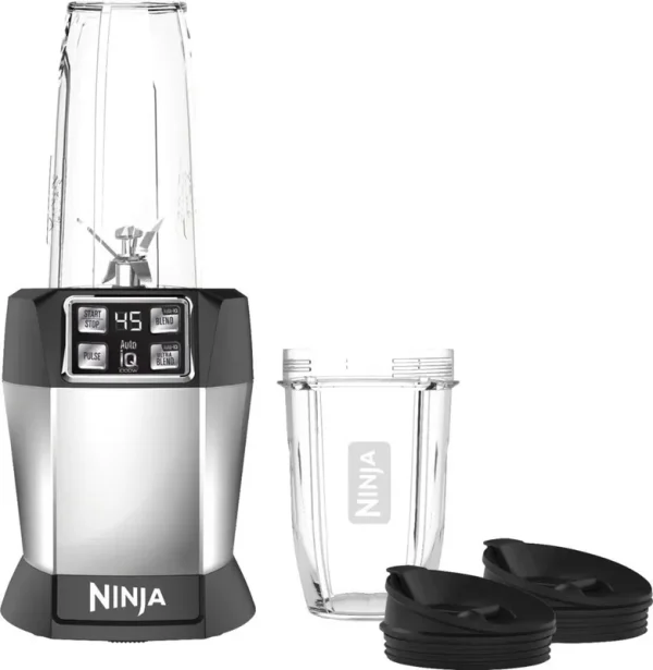 Ninja BL480D Nutri Ninja Auto IQ 1000W Platinum Blender Black