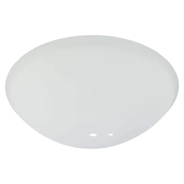 Hampton Bay Springview 52 in. White Ceiling Fan Replacement Frosted White Glass Bowl, Frosted Paint White G14921