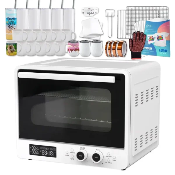 Prosub Large 40 L Convection Sublimation Oven Deluxe Bundle for Cups & Tumblers