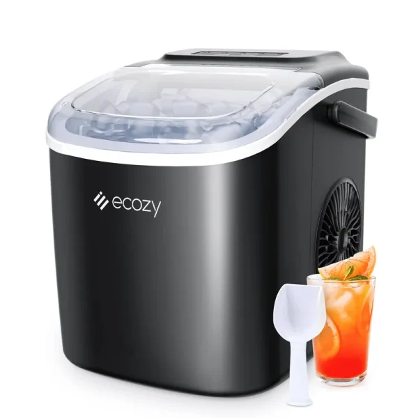 ecozy Portable Ice Maker Countertop 9 Cubes Ready in 6 Mins