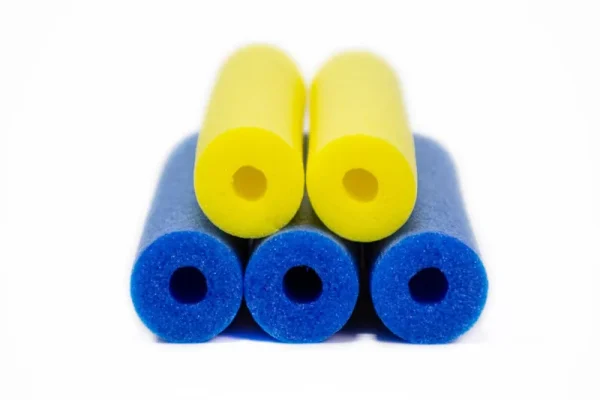 FixFind 52 inch Colorful Foam Pool Swim Noodle 5 Pack in Blue and Yellow 52"
