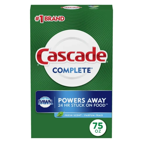 Cascade Complete Dishwasher Detergent, Fresh Scent - 2.12 kg