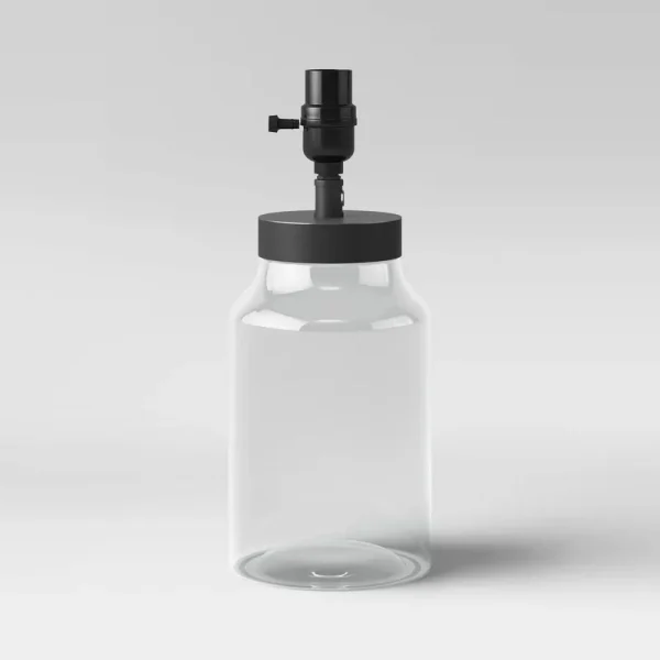 Threshold Small Casual Fillable Lamp Base - Clear