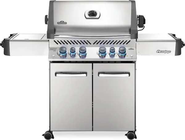 Napoleon Grills - Prestige 500 RSIB Stainless Steel with Infrared Side & Rear Burners Natural Gas