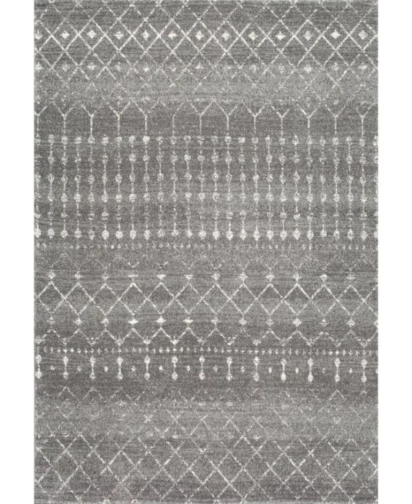nuLOOM Traditional Vintage Can Trellis Area Rugs, Dark Gray