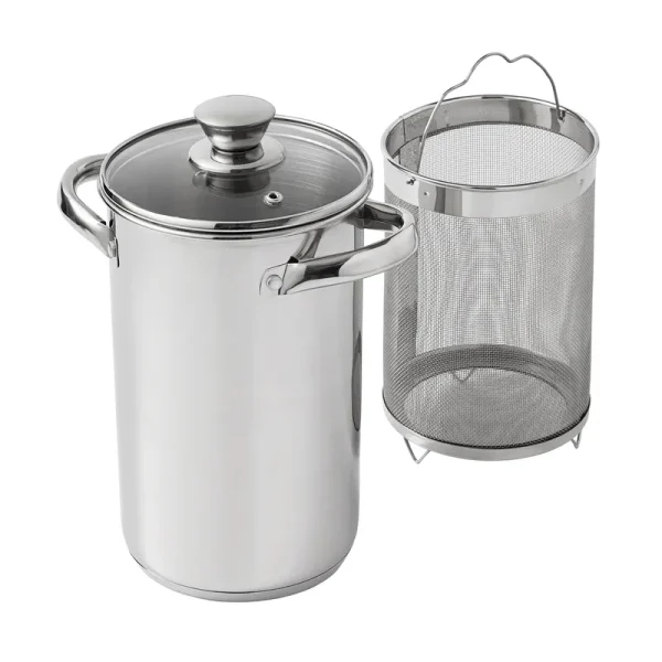 Mainstays Stainless Steel Vegetable Steamer Pot - 3.5 qt