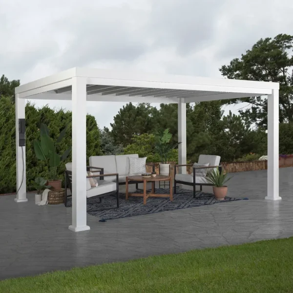 14x10 Windham Modern Steel Pergola