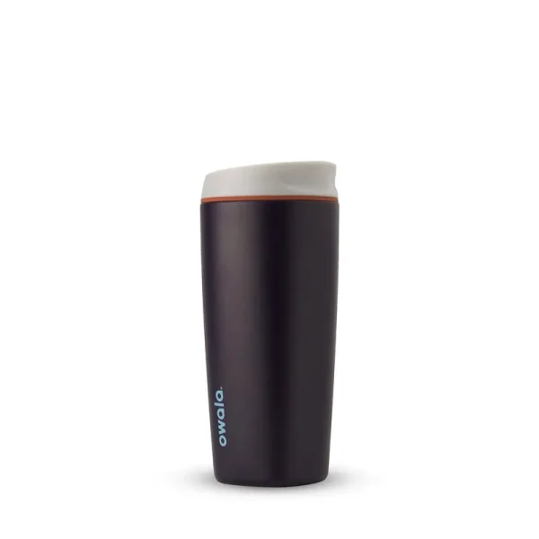 Owala SmoothSip Insulated Stainless Steel Coffee Tumbler, Reusable Iced Coffee Cup, BPA Free, Travel Mug, 20 oz, Navy (Telescope Tales)