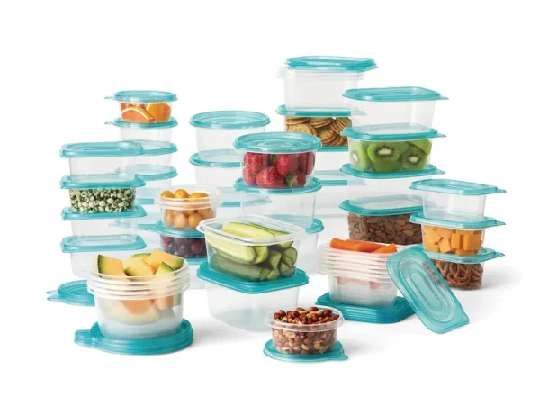 Mainstays 92 Piece Food Storage Container Set, Size: Multi, Clear