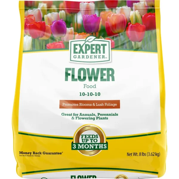 Expert Gardener 10-10-10 Flower Plant Food Fertilizer - 8 lb