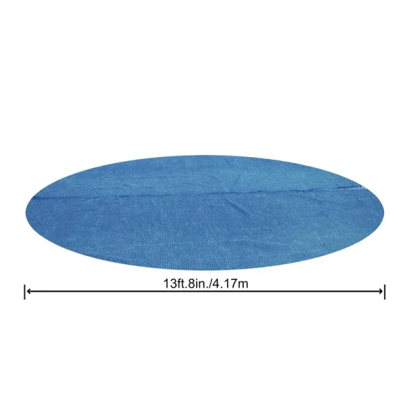 Bestway Floating Above Ground Pool Solar Heat Cover, Blue, 14'