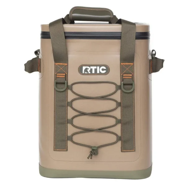 RTIC Outdoors Tan 20 Cans Insulated Backpack Cooler in Brown | 14093