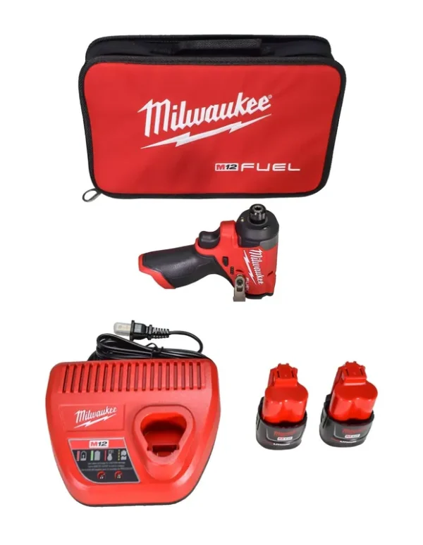 Milwaukee 3453-22 M12 Fuel 1/4" Hex Impact Driver Kit