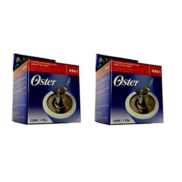 2 Genuine Blender Blades for Osterizer Blenders 4961 with 2 Sealing Rings!