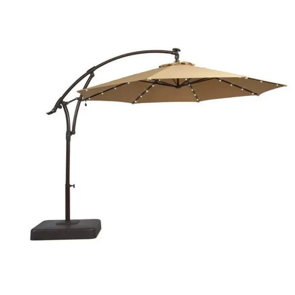 Garden Winds Replacement Canopy Top for Hampton Bay Solar Offset Umbrella