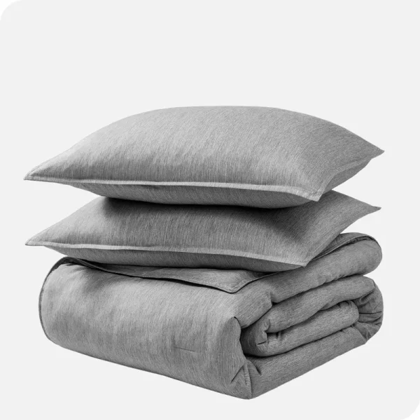 Bare Home Hypoallergenic Down Alternative Comforter Set - Queen - Charcoal