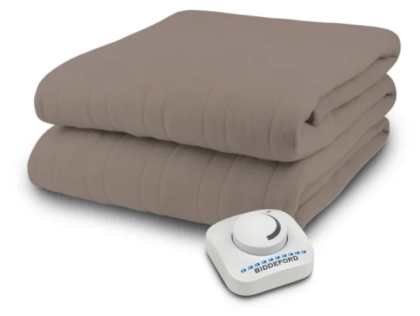Heated Electric Blanket, Biddeford, Bedding, Full, Tan