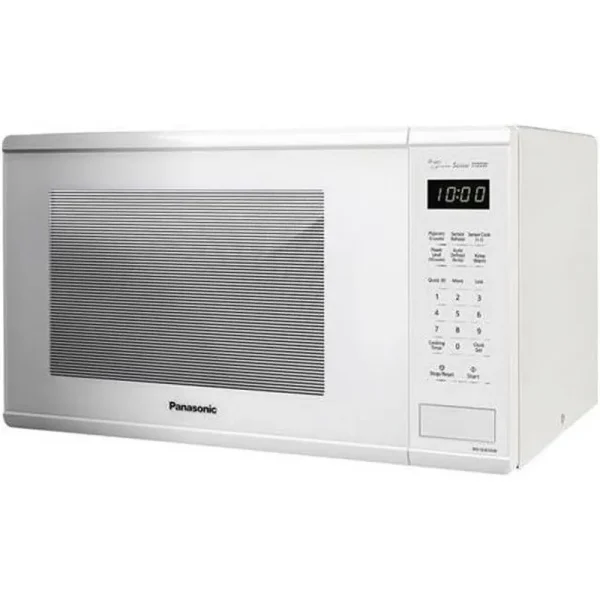 Panasonic 1.3 cu ft Countertop Microwave Oven in White