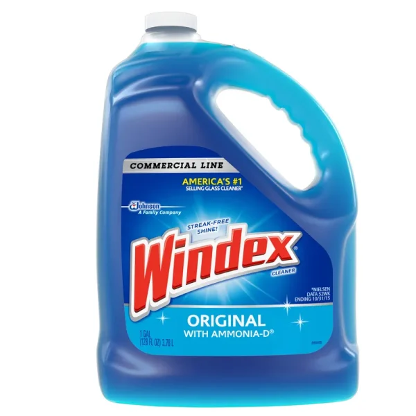 Windex Powerized Glass Cleaner with Ammonia-D - 1 Gallon