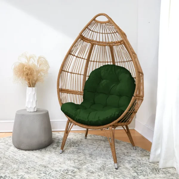 Humble + Haute Indoor Egg Chair Cushion (Cushion Only) - 44 x 27 x 4 - Hunter Green