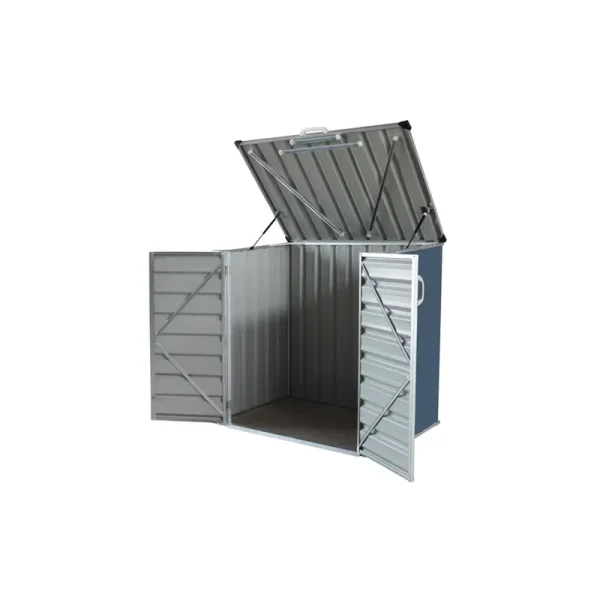 Build-Well 7838386 5 x 3 ft. Metal Horizontal Storage Shed Without Floor Kit