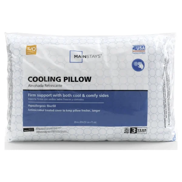Mainstays Cooling Bed Pillow, Standard/Queen, Size: StandardQueen