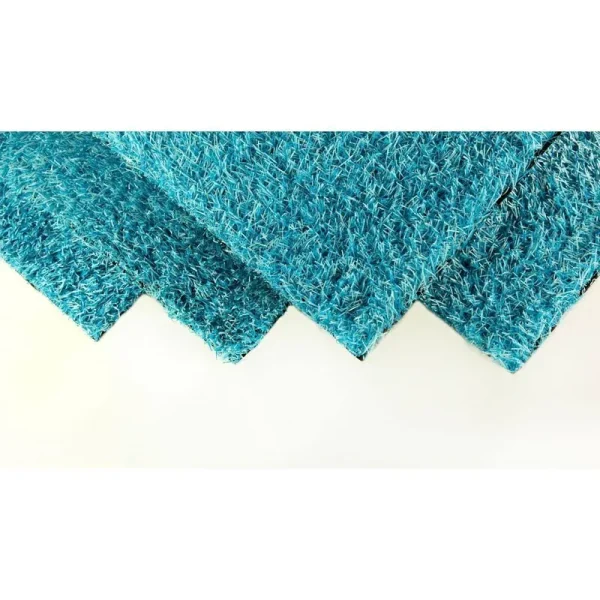 Caribbean Blue 12 ft. Wide x Cut to Length Artificial Grass Carpet