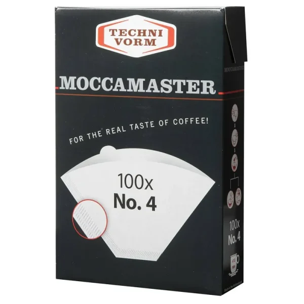 Moccamaster #4 Coffee Filters | White Paper