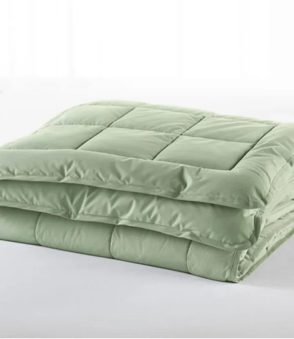 L.L.Bean Ultrasoft Cotton Comforter, King, Mineral Green