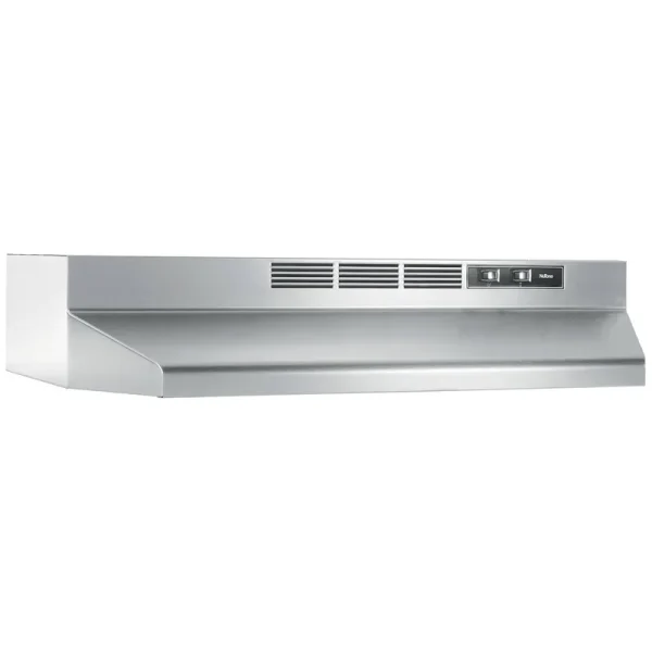 Nutone Under Cabinet Range Hood 30 in. Ductless Lighted Stainless Steel