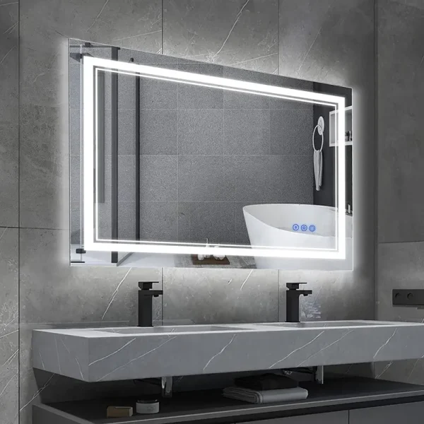 Hedwige Timing Function LED Anti-Fog Bathroom / Vanity Mirror Brayden Studio Size: 28" x 36"