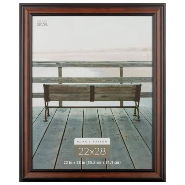 Studio Decor 22" x 28" Brown & Black Frame, Home Collection - Each