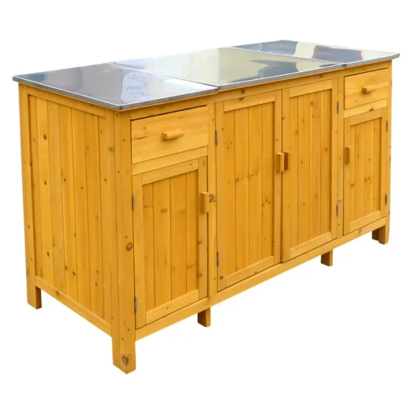 Leisure Season Buffet Server with Cooler Compartment
