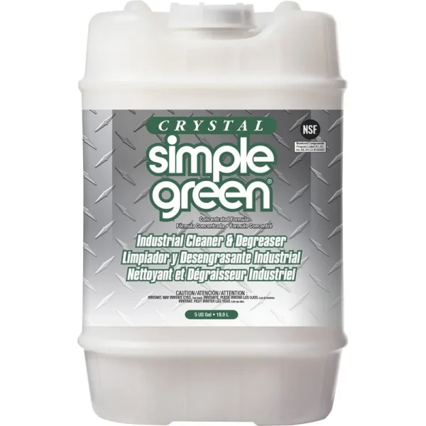 Simple Green Crystal Industrial Cleaner Degreaser, 5 Gallon Pail