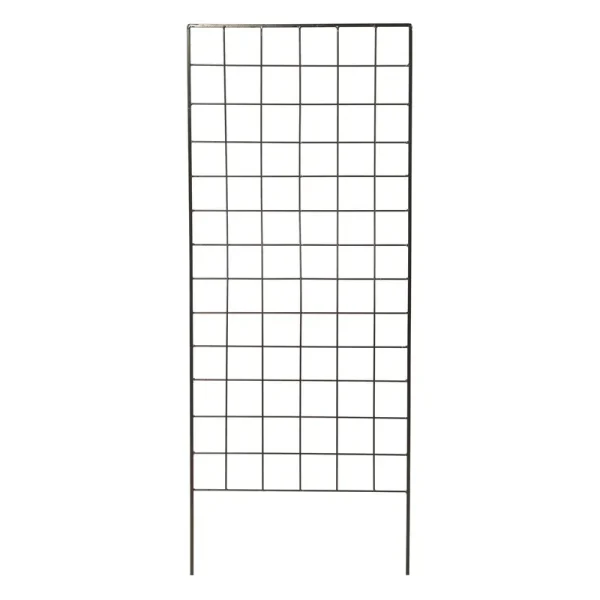 American GardenWorks Stnmb Steel Garden Trellis, Black, 64" H