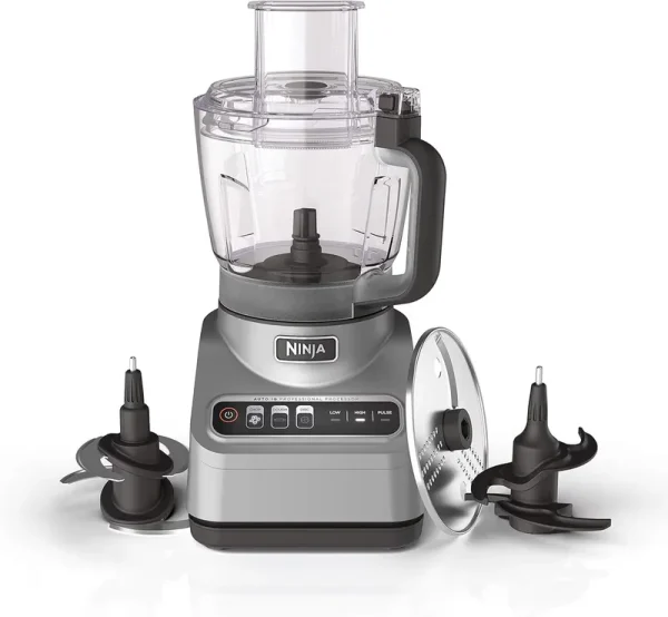 Restored Ninja Professional Plus Refurbished 9 Cup Food Processor, Silver (Refurbished)