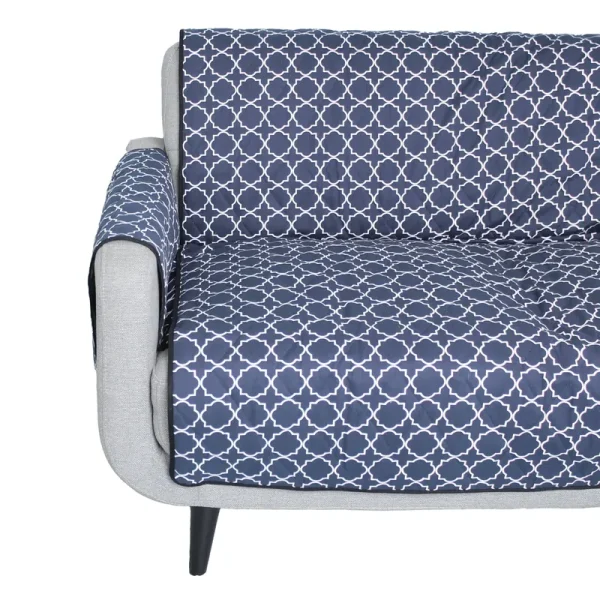 Molly Mutt Romeo & Juliet Dog & Cat Couch Cover, Navy, Large
