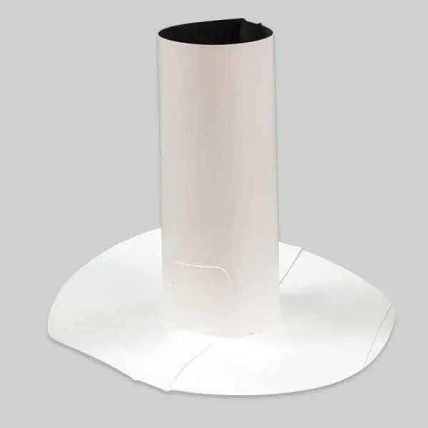 Mule-Hide TPO 2 in. Split Round Pipe Boot/Seal - White (08MHTPSR2W)