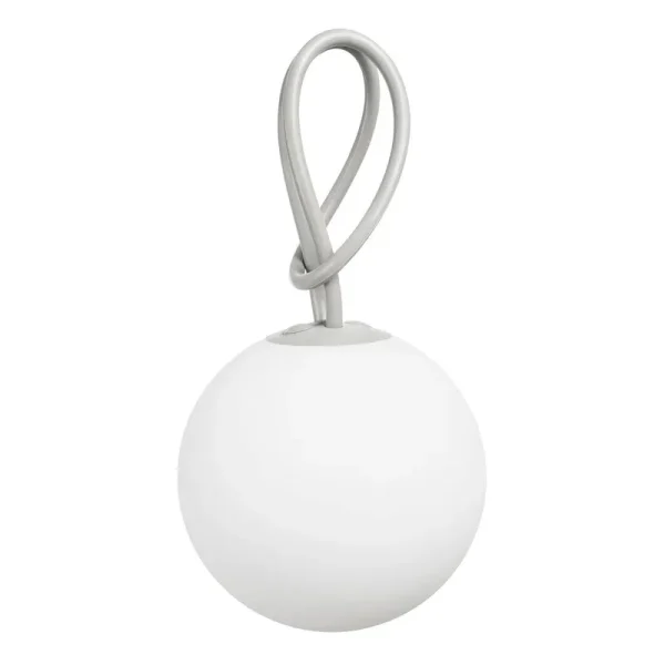 Bolleke Battery Powered Integrated LED Outdoor Hanging Light Fatboy Finish: Light Gray