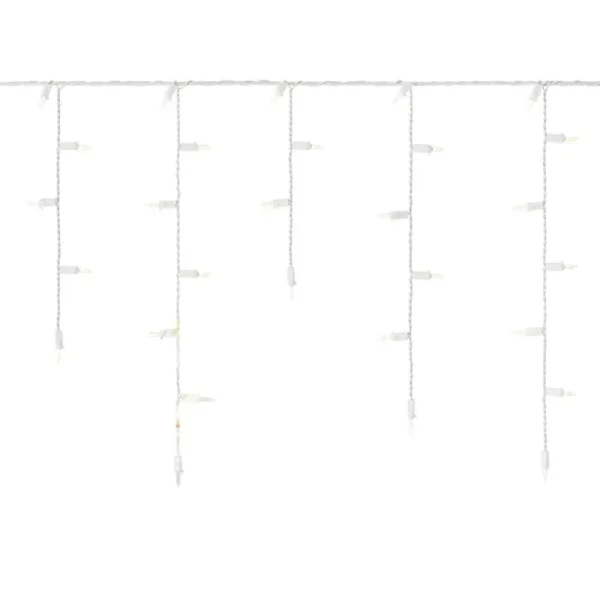 Home Accents 300 Warm White Mini LED Icicle Lights