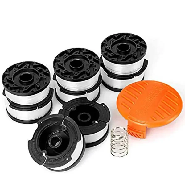 YWTESCH Line String Trimmer Replacement Spool, 30ft 0.065" Autofeed String Trimmer Line Replacement Spool for Black+decker