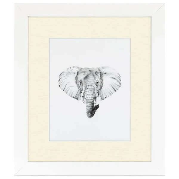 11" x 14" Matte Single Picture Frame in White ArtToFrames Mat Color: Ivory