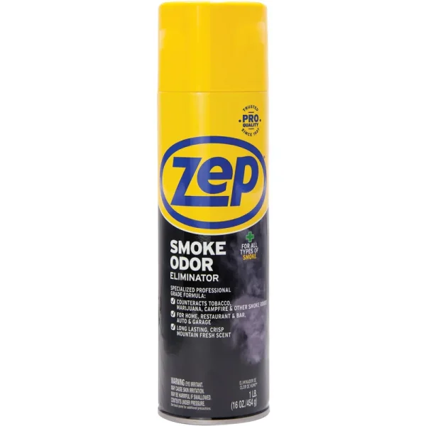 Zep Commercial ZUSOE16 Smoke Odor Eliminator - 16 oz can