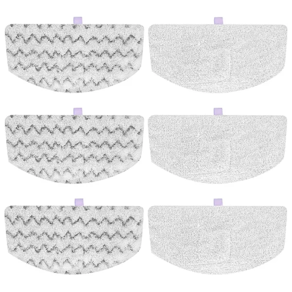 iSingo 6 Pack Steam Mop Pads Compatible Bissell Powerfresh 1806 1940 1544 1440 2075a Series, Replacement Part Model