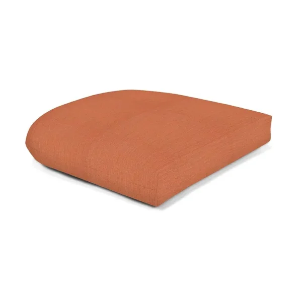 Outdoor Sunbrella Seat Cushion Latitude Run Fabric: Cast Coral